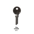 thumbnail image 3 of Kaba Ilco File Cabinet Key AP4/104AM Replacement Set - Nickel Plated - 10 Pack, 3 of 3