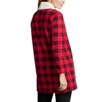eddie bauer camp fleece cardigan