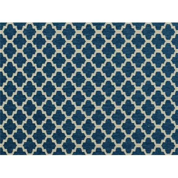 Covington TRELLIS-593 Jacquard Trellis 593 Fabric, Amelia Denim