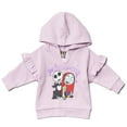 thumbnail image 2 of Disney Nightmare Before Christmas Jack Skellington Sally Fleece Pullover Hoodie Bodysuit and Pants 3 Piece Outfit Set Newborn to Infant, 2 of 5