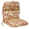 Moroccan Floral Red Chair Cushion