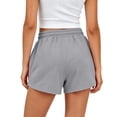 thumbnail image 3 of Womens Sweat Shorts Summer Casual Loose Athletic Workout Drawstring Comfy Running Shorts Beach Vacation Clothes, M, 3 of 5