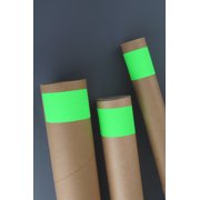 Royal Green Rectangular Color-Coding Labels Red Sticker Sheets in Assorted Sizes - 356 Pack