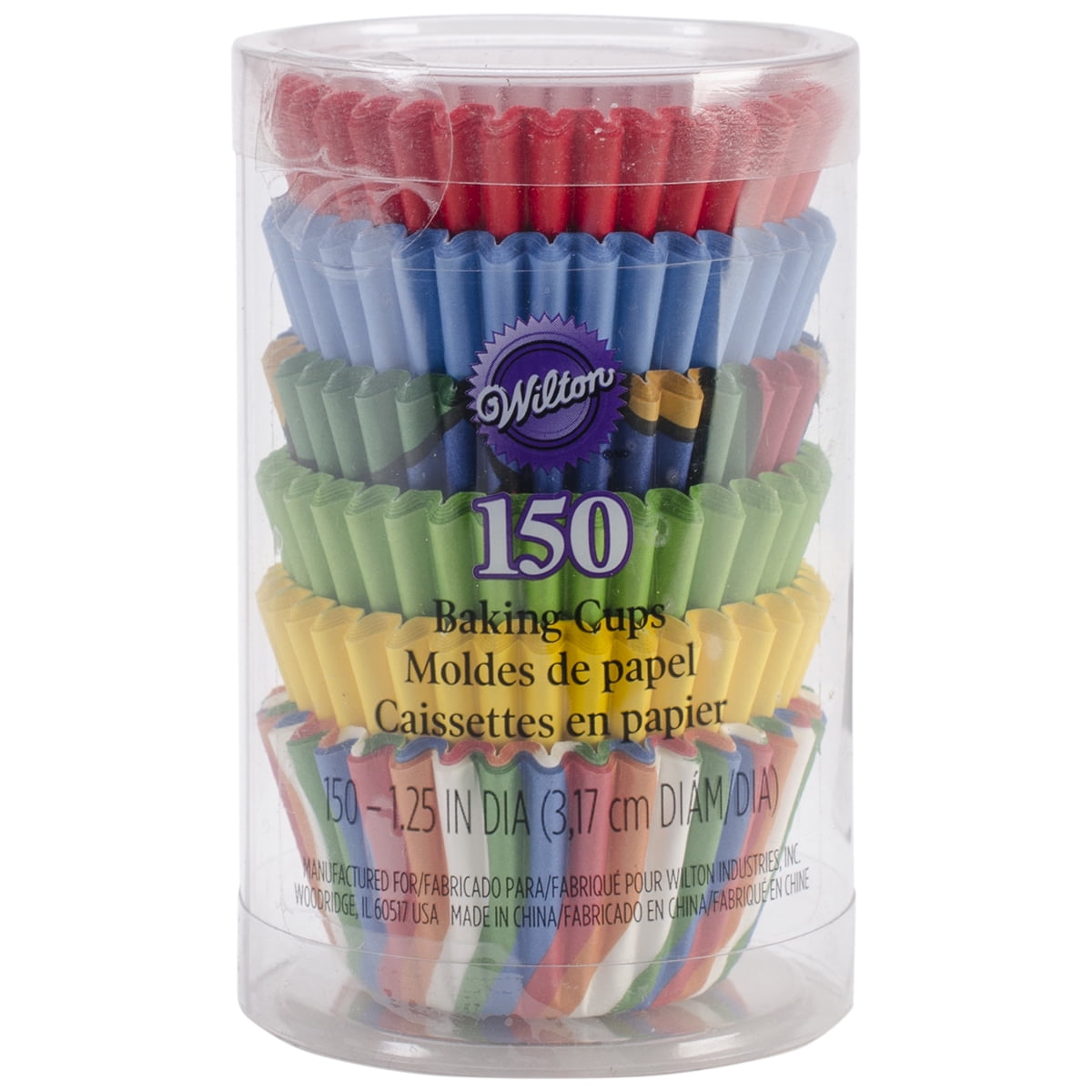 Mini Baking CupsPrimary 150/Pkg
