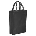 thumbnail image 1 of Unique Bargains Sac-Cadeau Réutilisable en Non-Tissé de Style Vertical 36x25 cm, Noir, Lot de 10, 1 of 5