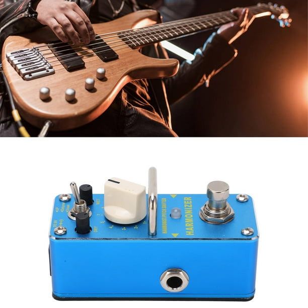 Muslady CUBE BABY Guitare électrique multifonctionnelle portable Pédale à  effets combinés Batterie intégrée avec enregistrement téléphonique Lecture  de musique sans fil Fonction d'interface audio 