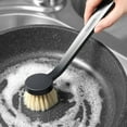 thumbnail image 5 of 2-Pack Dish Brush with Handle, Kitchen Dish Scrubber Dishwashing Brush for Cleaning Pots, Pan, Sink, 5 of 7