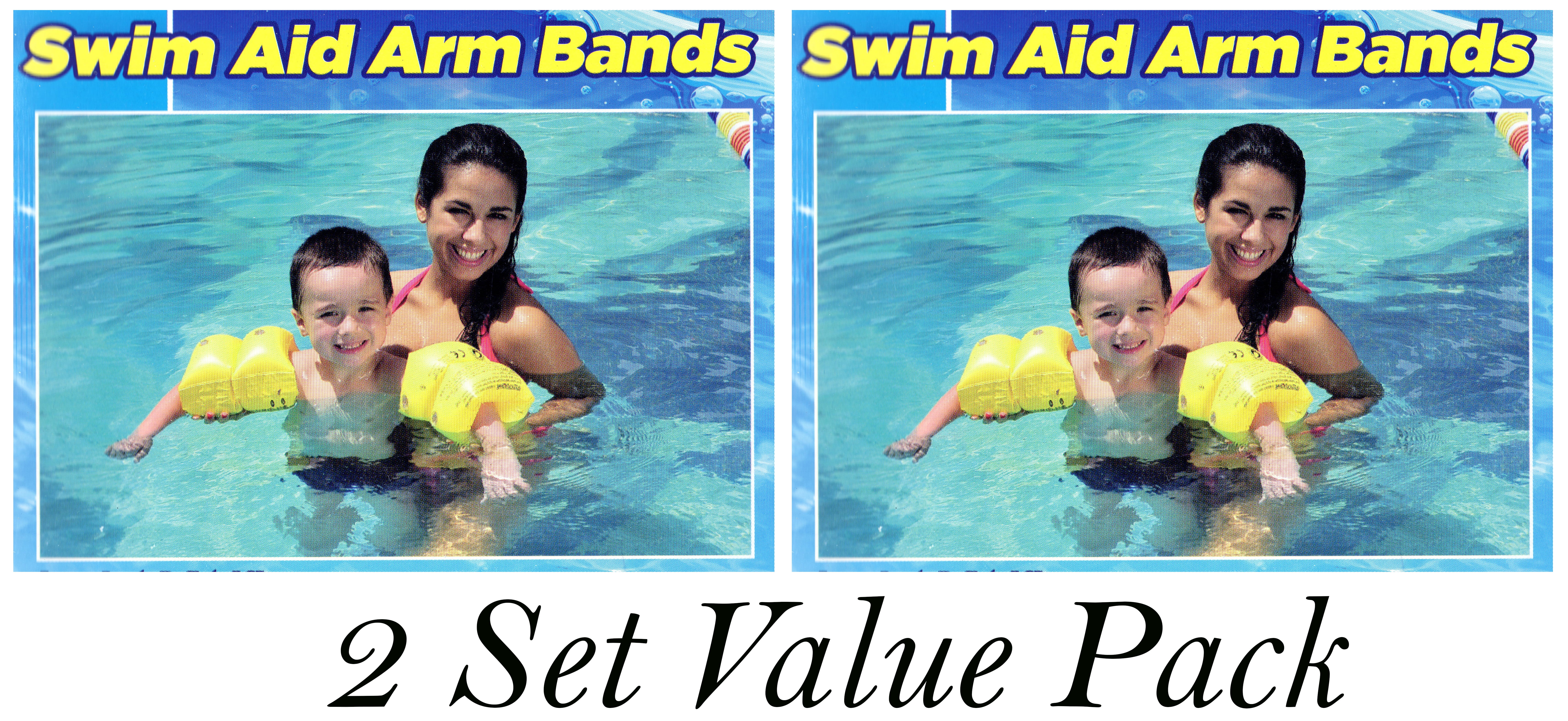 PVC Inflatable Float Bands Buoyancy Swim Aid Details about   Licensed Kids Swimming Arm Band 