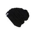 thumbnail image 1 of Crochet Knit Weave Beanie ( 2 PACK ), Black, 1 of 2