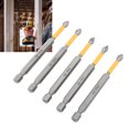 thumbnail image 3 of Ensemble de Bits pour Pilote d'Impact, 5 Pcs Bits pour Maintenance Industrielle, 3 of 8