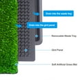 "Coziwow Indoor Pet Potty Training Mat, Fake Grass Dog Toilet Tray