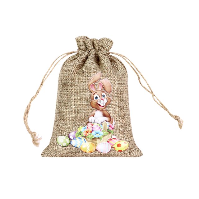 Bolsa con cordón Bolsa de golosinas de Pascua Bolsa de de recuerdo de fiesta de Pascua Bolsa de dulces de Pascua Bolsa de fiesta de Estilo J
