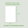 thumbnail image 5 of Litter Box Liners, 60 Count Jumbo Cat Litter Pan liners, Drawstring Litter Liner Bags For Litter Box. Thick Large Cat Litter Liner XL, Eco Friendly Pet Cat Supplies(64cm x 40cm), 5 of 7