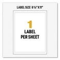 thumbnail image 6 of Ultraduty Ghs Chemical Waterproof And Uv Resistant Labels, 8.5 X 11, White, 50/box | Bundle of 2 Boxes, 6 of 9