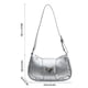 thumbnail image 5 of Bolso Hobo elegante de cuero PU con correa ajustable para mujer Y2K Messenger Bag (plata), 5 of 8