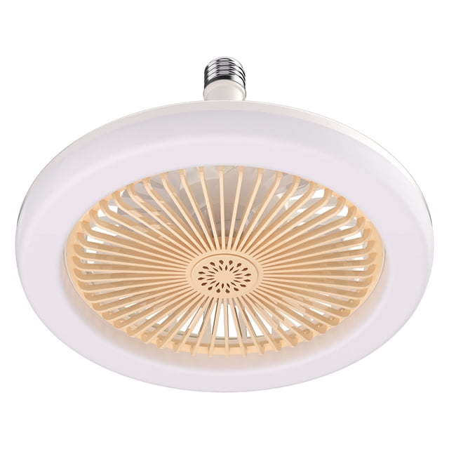 Luz de ventilador de techo silenciosa decorativa de 50W para sala de estar y cocina