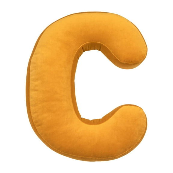 Kokiya Letter Pillow Gift Decorative Throw Pillow for Car Decoration Bed Sofa C Shape