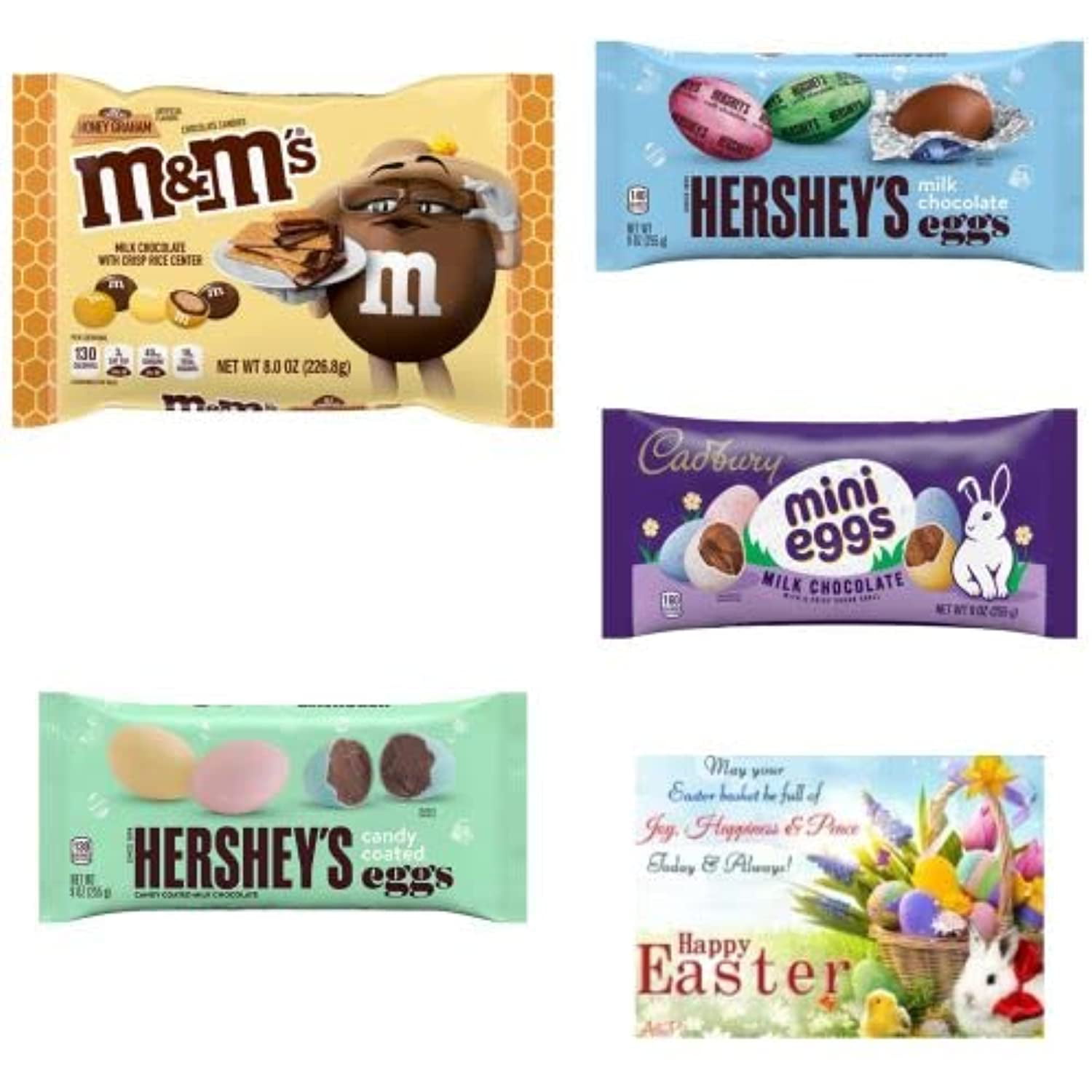 HERSHEY'S Easter Candy Coated Milk Chocolate Eggs, 9 oz bag
