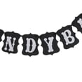 thumbnail image 2 of GOOHOCHY CANDY BAR Cartón Guirnalda Banner Boda Fiesta Decoración Fotografía Prop (Negro), 2 of 6