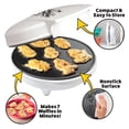 thumbnail image 3 of Waffle Wow! Hada Mini Waffle Maker: Crea 7 Waffles Diferentes con Forma de Hada en Minutos: un Desayuno Mágico, Divertido y Fresco para Niños y Adultos: Plancha Eléctrica Antiadherente para Waffles, P, 3 of 5