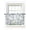 Blue, variant on Blue Floral Birds Sheer Kitchen Tier Curtains 24 Inch length, Rod Pocket Half Curtains Short Drapes, Farmhouse Flowers Pastoral Light Filtering Chiffon Small Window Treatments 2 Panels 27.5"W x 24"L
