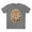 Athletic Heather, variant on Floral Shirt, Shirt with Flower, Tee Shirt with Antique Flower