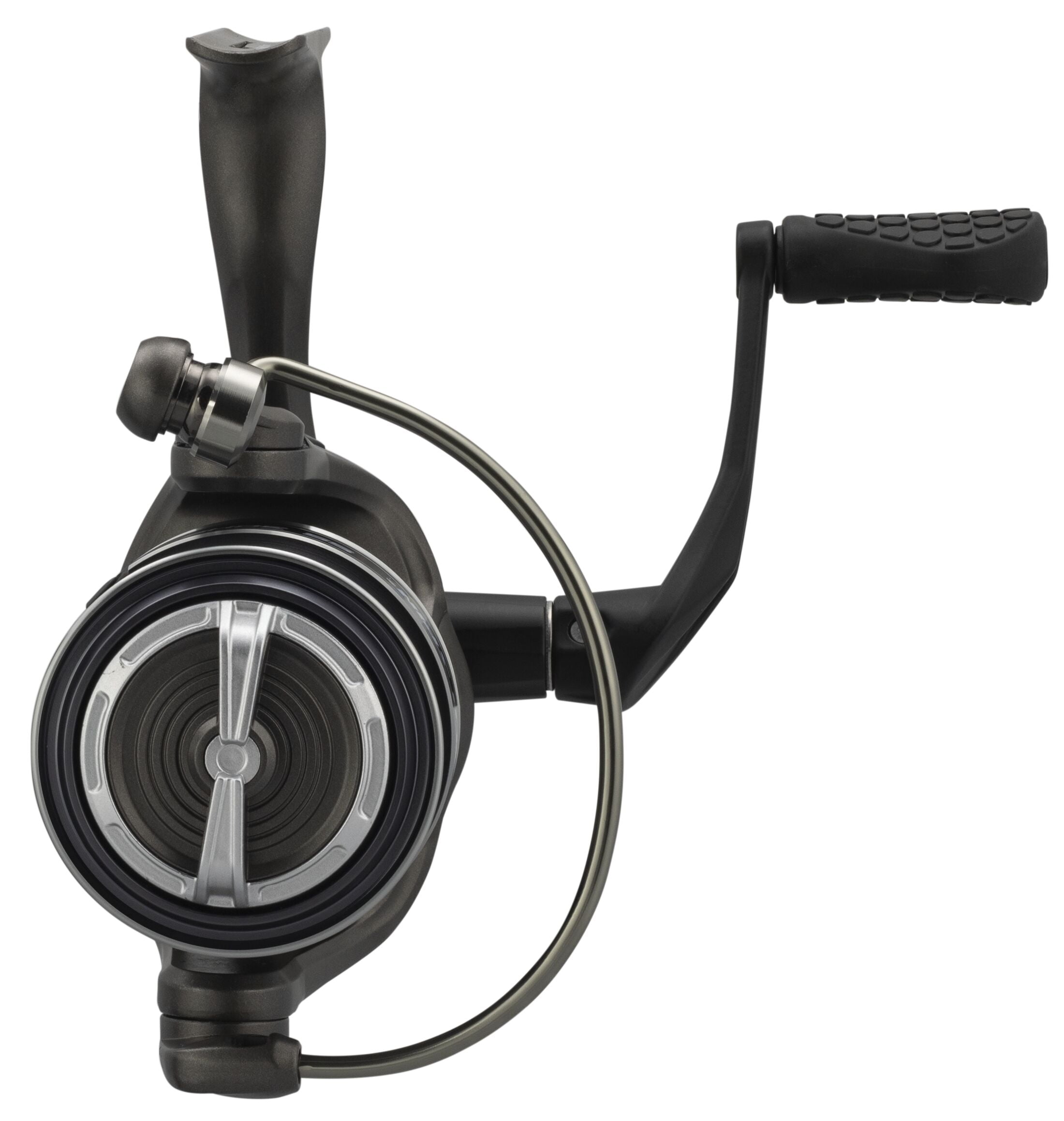 Lew's Speed Spin Spinning Fishing Reel, Size 10 Reel, Black