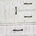 thumbnail image 4 of Benjara Chest with Plank Design 4 Drawers and Contrasting Top, White and Brown, 4 of 5