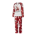 thumbnail image 3 of Fiomva Family Matching Christmas Pajamas Xmas Holiday Sleepwear Sets Couples Christmas PJs for Men Women Baby Kids, 3 of 10