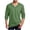 Green, variant on ZRGHAOYLQ Big and Tall Men's Solid Color V Neck Shirts Long Sleeve Casual Notch Neck Tops Comfortable Breathable Shirts for Men