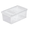 thumbnail image 4 of Caja de alimentación para reptiles, caja para incubar, jaula transparente para hábitat de animales, terrario para reptiles para animales pequeños de ,, 4 of 8