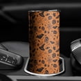 thumbnail image 3 of 20oz Halloween Spooky Icons Pattern Skinny Tumblers Stainless Steel Tumbler with Lid and Straw,Vacuum Insulated Double Wall Travel Tumbler Cups with Cleaning Brush for Coffee,Tea, 3 of 6