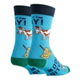 thumbnail image 3 of OoohYeah Mens Novelty Funny Animal Crew Socks, Mooo Over, Colorful Crazy Fashion Socks, 3 of 4