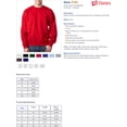 thumbnail image 2 of Hanes Mens ComfortBlend EcoSmart Crew Sweatshirt - Best-Seller, XL, Ash, 2 of 2