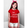 thumbnail image 3 of Christmas Innocent Until Proven Guilty Check Shirt for Kids Youth Tshirt, S, Red, 3 of 6