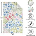 thumbnail image 3 of SKYSONIC Kitchen Dish & Tea Towel Cute Fresh Flowers Reusable Cloths for Cooking and Drying Dishes for Home Kitchen Cleaning, 28x18in-1PC, 3 of 7