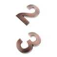 thumbnail image 1 of Número de puerta autoadhesiva de plástico Señal Número numérico pegajoso Número 2+Número de puerta autoadhesiva de plástico Número numérico fijo número 3 Sunnimix none, 1 of 8