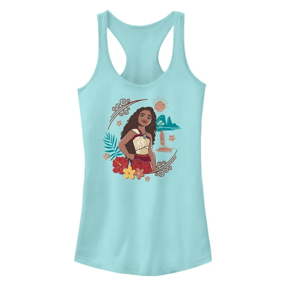 Junior's Moana 2 Fearless Adventurer Racerback Tank Top