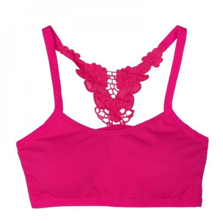 

Brand Clearance! Women Sports Athletic Bra Butterfly Floral With Straps Cross Back Yoga Tops Gym Vest Fitness Activewear Workout Bra Tops