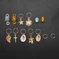 thumbnail image 1 of Fugacal 120 piezas Anillos de joyería para el cabello Decoraciones para el cabello Fugacal No se aplica, 1 of 6