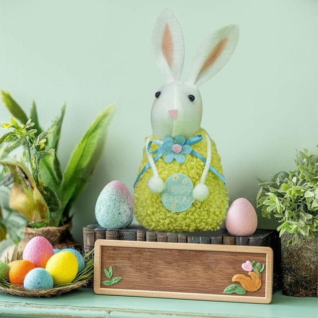 Decoraciones de Pascua, adornos de Pascua, regalos de Pascua, huevos de conejo de Pascua, muñeca de zanahoria, decoración de muñecas de primavera, muebles para el hogar, muñeca de conejo de poliéster