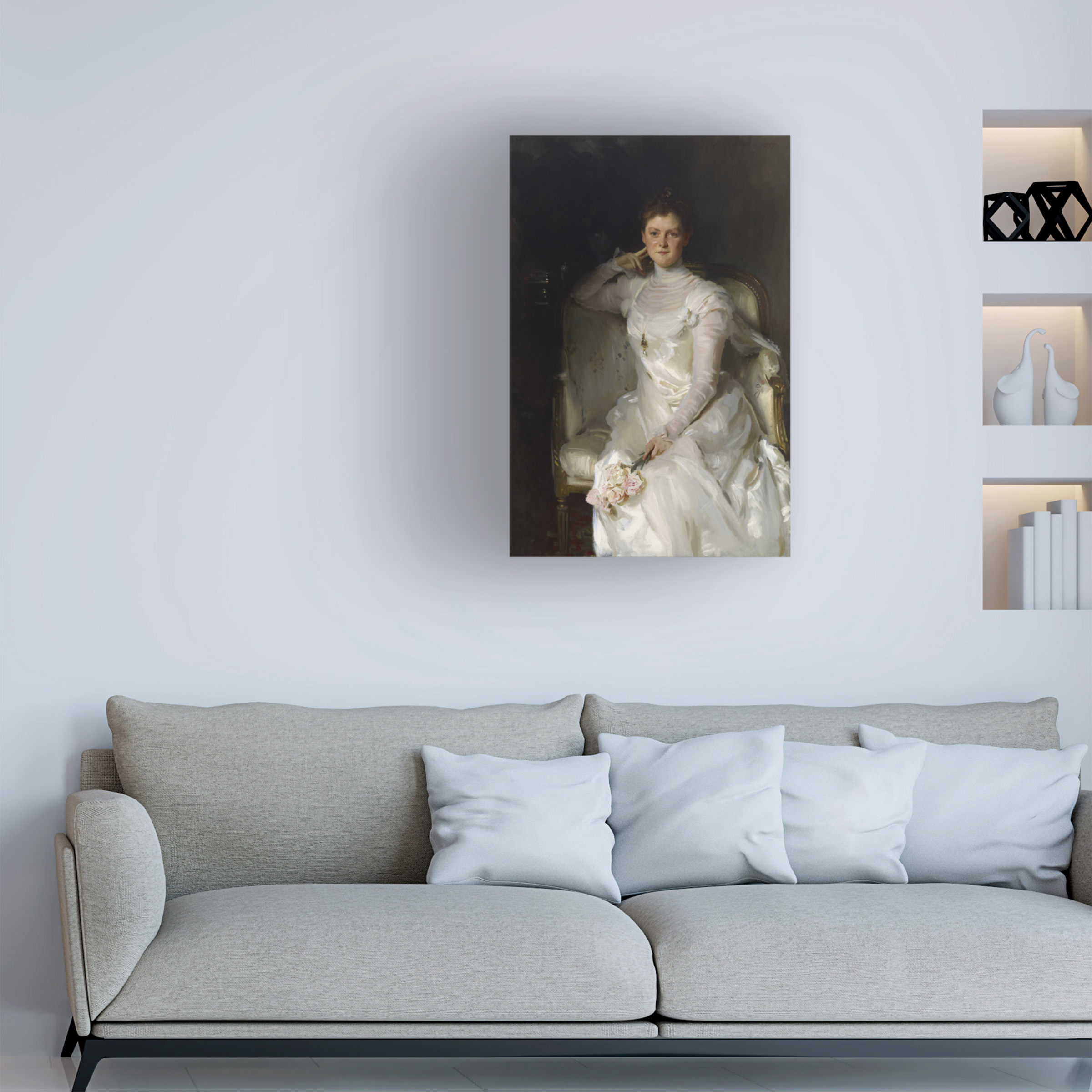 John Singer Sargent 'Sarah Choate Sears' Canvas Art