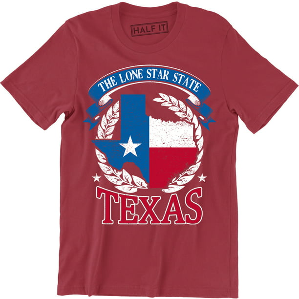 Half It - Texas Lone Star State US University Sports Men's Tee Shirt ...