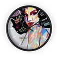 thumbnail image 2 of TSmartArt @ Walmart. Graffiti Chic 10" Black Analog Wall Clocks, 2 of 3