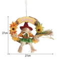 thumbnail image 6 of Thanksgiving Harvest Scarecrow Hanging Decorations for Halloween Wall Decor, Party Supplies Scarecrow Decoration for Window Home Bathroom Indoor Decoration, 6 of 6