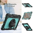 thumbnail image 3 of XYX For Samsung Galaxy Tab S8/S7 Case 11 inch, 360 Rotating Shockproof Cover with Stand, Screen Protector, Shoulder Strap (SM-X700/SM-T870), Sky Blue PC, 3 of 7