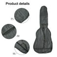 thumbnail image 4 of Waterproof Full Size Acoustic Guitar Bag Padded Backpack Carry Case 41in, Guitar Accessories, 4 of 10