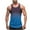 Blue, variant on AIEOTT Gym Tank Tops for Men Cotton Athletic Muscle Tank Tops Breathable Workout Shirts Lightweight Sleeveless Vest Shirts