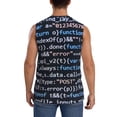 thumbnail image 4 of Balery Function Source Code Camisetas sin mangas para hombre, absorbe la humedad y protege contra el mal olor.-3X-Large, 4 of 7