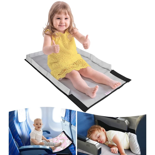 FIVESTARBABY Cama de avión para niños pequeños: lo último en elementos esenciales de viaje en avión para niños | Extensor de asiento de avión portátil para niños | Cama de avión perfecta para niños pe